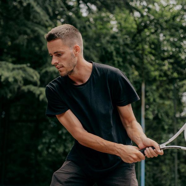 Man feeling energized and focused after morning practice